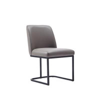 Wade Logan Ayerim Faux Leather Upholstered Side chair