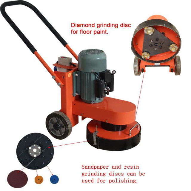 .Hand Push Cement Ground Concrete Floor Grinder Machine 220V 239420 in Other Business & Industrial in Toronto (GTA) - Image 2