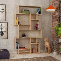 Ebern Designs Allande Geometric Bookcase