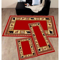The Twillery Co. Orford Southwestern Red/Brown Area Rug