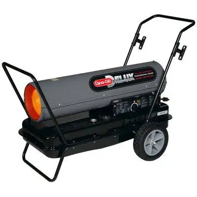 The Dyna-Glo Delux 180000-220000 BTU Portable Kerosene Forced Air Heater is ideal for outdoor/indoor...