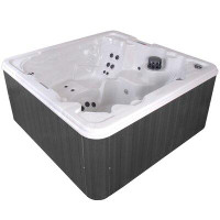 USA Spas Jamaica Luxurious 8-Person 47-Jet Hot Tub with LED Light and Ozonator