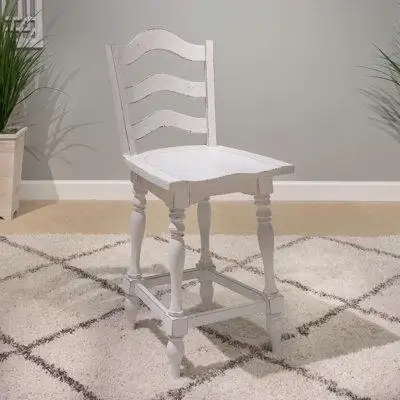 Liberty Furniture Magnolia Manor Ladderback Swivel Counter Height Chair