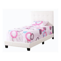 Red Barrel Studio Twin Size Tufted Bed