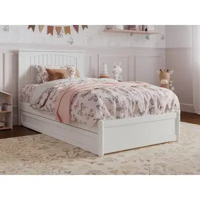 Red Barrel Studio Lamaiyah Platform Bed with Panel Footboard and Trundle