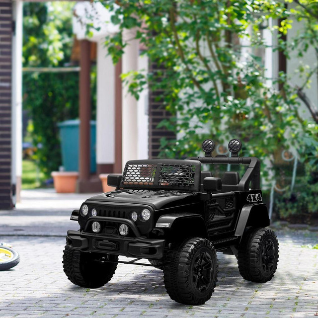 12V BATTERY POWERED KIDS RIDE ON CAR OFF ROAD TRUCK TOY W/ PARENT REMOTE in Toys & Games - Image 2