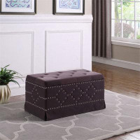 House of Hampton Upholstered Storage Bench with Two additional seating