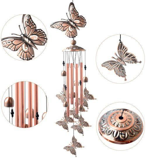 NEW GARDEN BUTTERFLY METAL WIND CHIMES S3122 in Other in Alberta - Image 4
