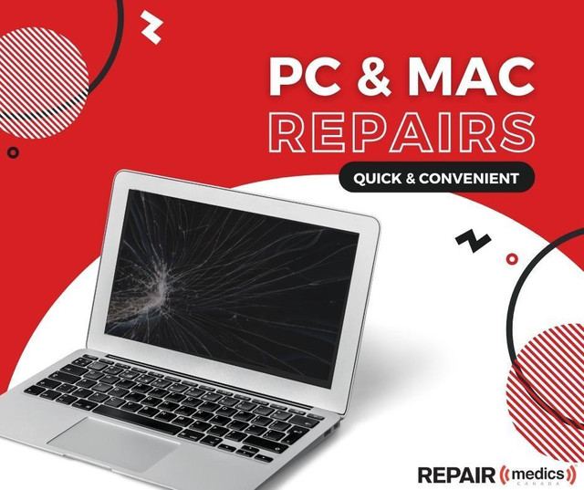 PC and MacBook Repair - Guaranteed Best Service - Genuine Parts in Laptops in Mississauga / Peel Region