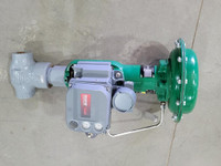 FISHER 667 Size 30 Type D Actuator w/ Valve Controller & Check Valve