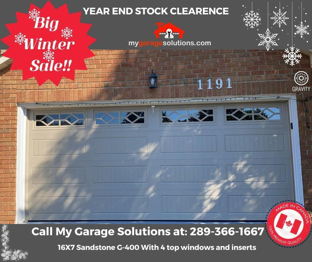 ***SALE SALE***Gravity Garage Doors for SALE*** Starting $1199 everything installed. Yes Installed Price in Garage Doors & Openers in Barrie - Image 4