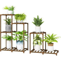 Ebern Designs Plant Stand Indoor Corner Plant Shelf