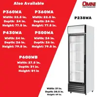 30% OFF - BRAND NEW Commercial Glass Display - Refrigerators and Freezers - CLEARANCE (Open Ad For More Details)
