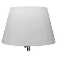 Latitude Run® 8.25" H X 13" W Empire Lamp Shade - (Spider Attachment) In Linen White