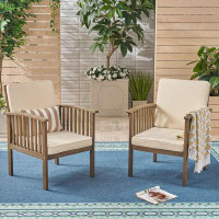 Dovecove Sikeston Patio Chair with Cushions
