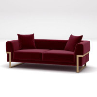 East Urban Home Cloverdales 80.3" Upholstered Sofa