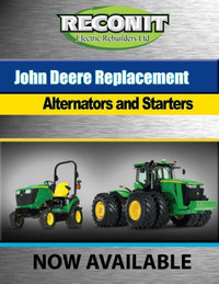 Lawn, farm tractor, construction Starters and alternator - SALE