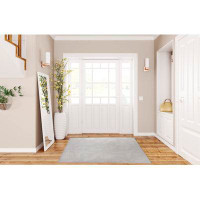 Gracie Oaks FERN & BUTTERFLY GREY Indoor Floor Mat By Gracie Oaks™