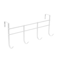 Rebrilliant Rebrilliant Four Hook Over The Door Rack For Dorms & Small Spaces