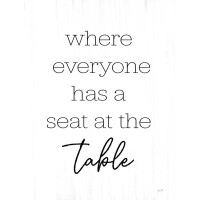 Trinx Highman Seat At The Table by - Wrapped Canvas Textual Art