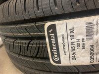 4 Brand New Continental ContiProContact  245/45R18 All Season tires $70 REBATE!!  *** WallToWallTires.com ***