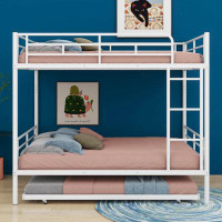 Isabelle & Max™ Full Over Full Metal Bunk Bed With Trundle