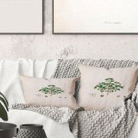 East Urban Home Vintage Plant Life XIII Floral Pillow