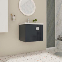 Ebern Designs Bathroom Vanity with Sink, For Small Bathroom, Bathroom Vanity with Soft Close Door