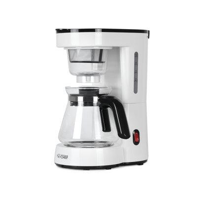 Commercial Chef Drip Coffee Maker With Pour Over Filter in Coffee Makers