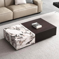 STAR BANNER Italian minimalist coffee table home modern living room rock plate coffee table