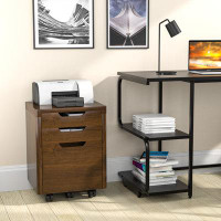 Loon Peak 18'''' W Mobile Storage Cabinet With 3 Drawers