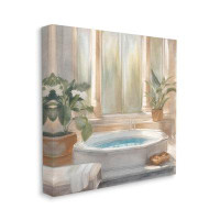 Winston Porter Cozy Bathtub with Plants Canvas Wall Art by Kim Allen