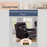 Power Recliner Chair in Genuine Leather! Low Price!
