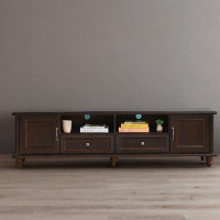 LORENZO Solid wood TV cabinet modern simple living room home American TV cabinet_2