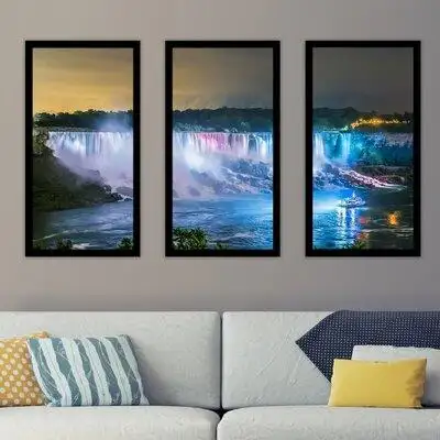 This product was proudly made in Canada. Features: Frame Finish: Black Arrives ready to hang Art has...