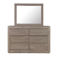 Progressive Furniture Inc. Palisades 6 Drawer 60" W Double Dresser with Mirror