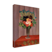 Ebern Designs Pictufy  Bouquet De Fleurs 1910 Canvas Art in , 47" H x 35" W x 2" D