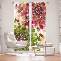 East Urban Home Lined Window Curtains 2-Panel Set For Window From East Urban Home By Dawn Derman - Hydrangea