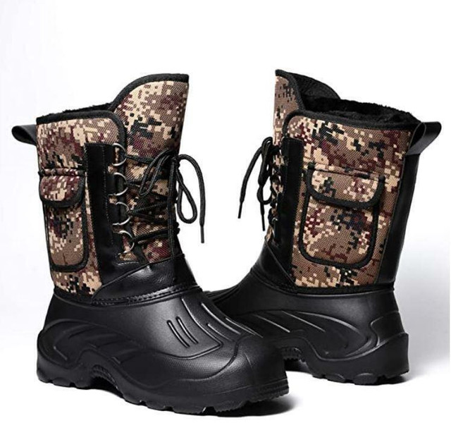 NEW DIGITAL CAMO WATERPROOF ANTI SLIP WINTER BOOTS 811451 in Men's Shoes in Alberta - Image 3