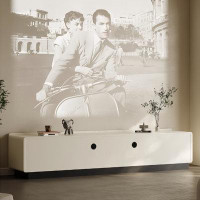 STAR BANNER Cream Style Design Living Room Household Simple Mo 78.74'' W Storage Credenza