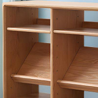 LORENZO Nordic simple solid wood bookcase