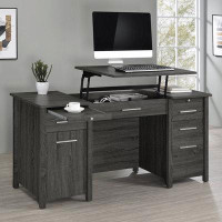 Hokku Designs Margrith 4-drawer Lift Top Office Desk