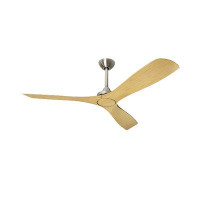 Depuley 52"/60" 3 - Blade Flush Mount Ceiling Fan with Remote Control