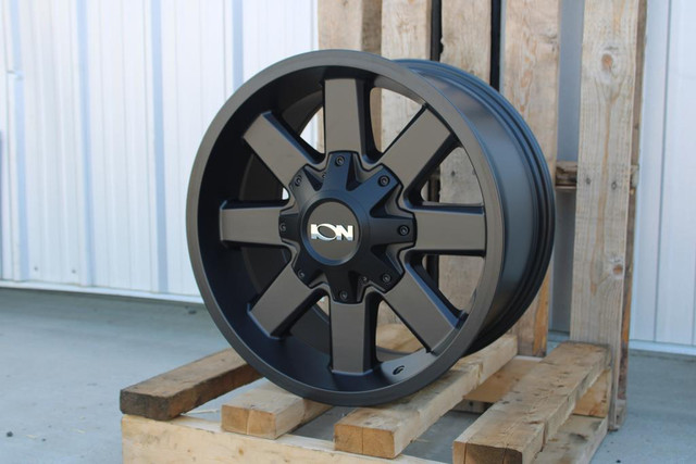 20x9 Ion 141 Satin Black Or Black And Milled Wheels 6x135 / 6x139.7 / 8x165.1 / 8x170 / 5x139.7 / 5x150 in Tires & Rims in Alberta - Image 3