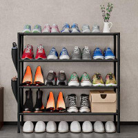 Rebrilliant Simple Shoe Shelf, Economical Door, Small Storage Device, Saving Space, Dustproof Shoe Cabinet, Dormitory, I