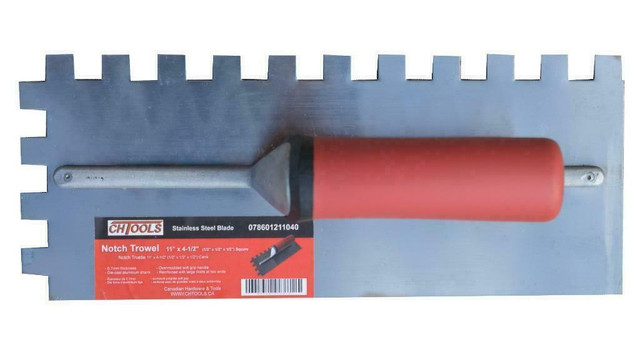 Notched Trowels , Plastering and; Finishing Trowel Reg $18 Sale $10 in Hand Tools in Ontario