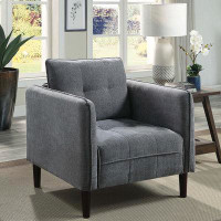 The Twillery Co. Araujo 33" Wide Tufted Chenille Armchair