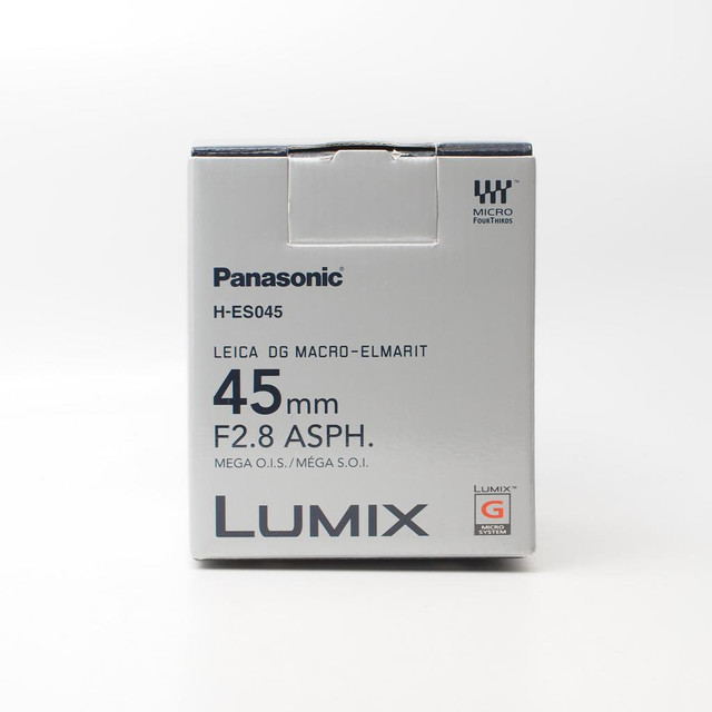 *Open Box* Panasonic Leica DG MACRO-ELMARIT 45mm/F2.8 Lens for Micro Four Thirds (ID - 2018) in Cameras & Camcorders