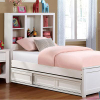 Wildon Home® Aitkin Platforms Bed with Bookcase by Wildon Home®