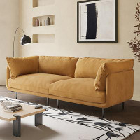 Crafts Design Trade 86.61" DeepYellow 100% Polyester Modular Sofa